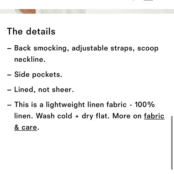 REFORMATION Balia Linen Dress - Picture 16 of 16